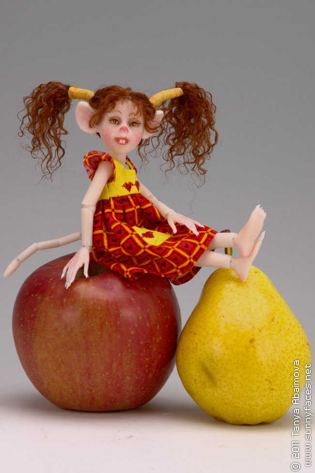 Cookie - One-Of-A-Kind Doll by Tanya Abaimova. Ball-Jointed Dolls Gallery 