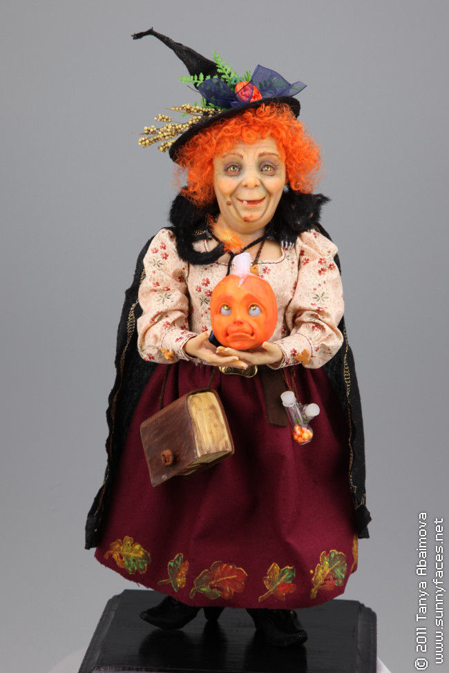Halloween Welcome - One-Of-A-Kind Doll by Tanya Abaimova. Characters Gallery 