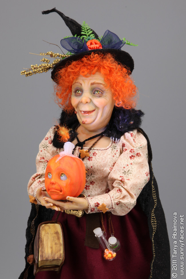 Halloween Welcome - One-Of-A-Kind Doll by Tanya Abaimova. Characters Gallery 