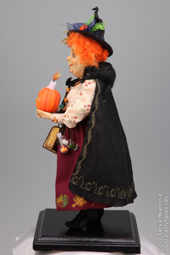 Halloween Welcome - One-Of-A-Kind Doll by Tanya Abaimova. Characters Gallery 