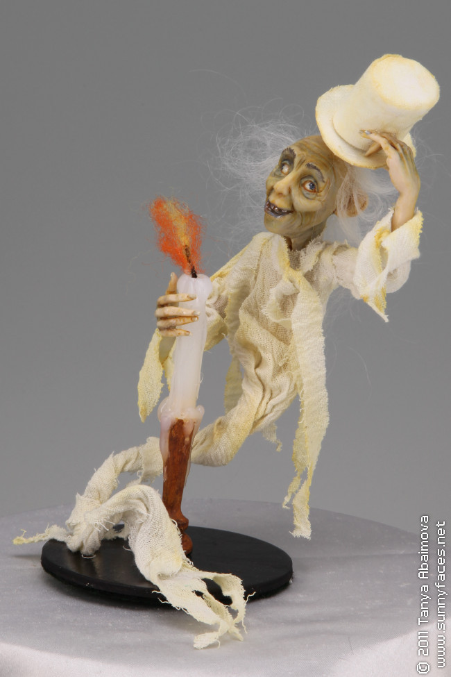 Singing in the Dark - One-Of-A-Kind Doll by Tanya Abaimova. Creatures Gallery 