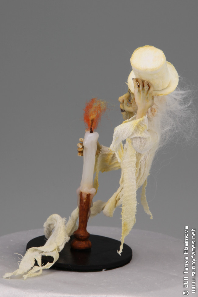 Singing in the Dark - One-Of-A-Kind Doll by Tanya Abaimova. Creatures Gallery 