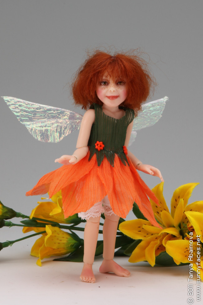 Daylily - One-Of-A-Kind Doll by Tanya Abaimova. Ball-Jointed Dolls Gallery 