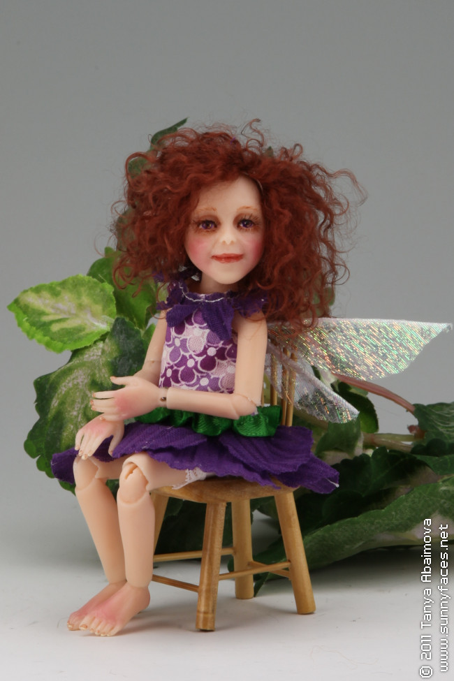Lilac - One-Of-A-Kind Doll by Tanya Abaimova. Ball-Jointed Dolls Gallery 