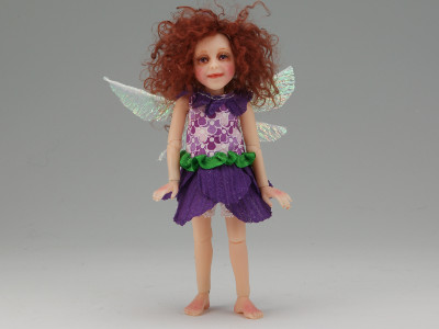Lilac - One-of-a-kind Art Doll by Tanya Abaimova