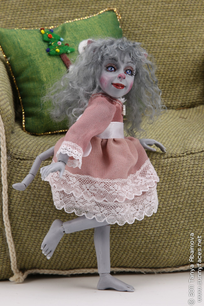 Rosy - One-Of-A-Kind Doll by Tanya Abaimova. Ball-Jointed Dolls Gallery 