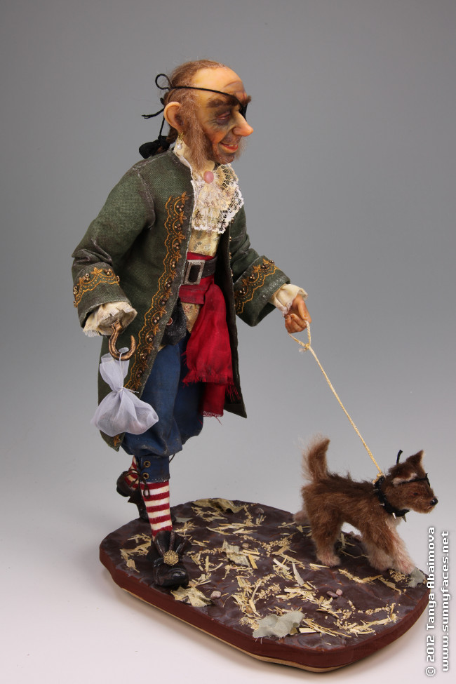 Pirate's Best Friend - One-Of-A-Kind Doll by Tanya Abaimova. Characters Gallery 