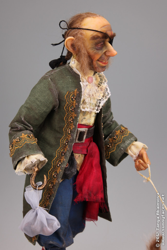 Pirate's Best Friend - One-Of-A-Kind Doll by Tanya Abaimova. Characters Gallery 