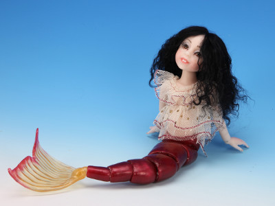 Coral - One-of-a-kind Art Doll by Tanya Abaimova