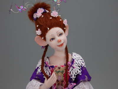 Chedderette D'Fromage - One-of-a-kind Art Doll by Tanya Abaimova