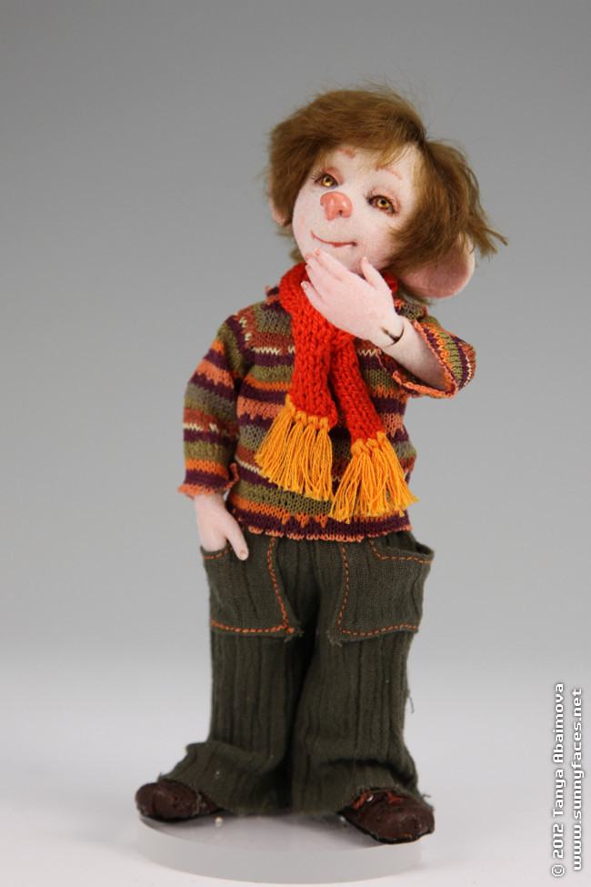 Sam - One-Of-A-Kind Doll by Tanya Abaimova. Creatures Gallery 