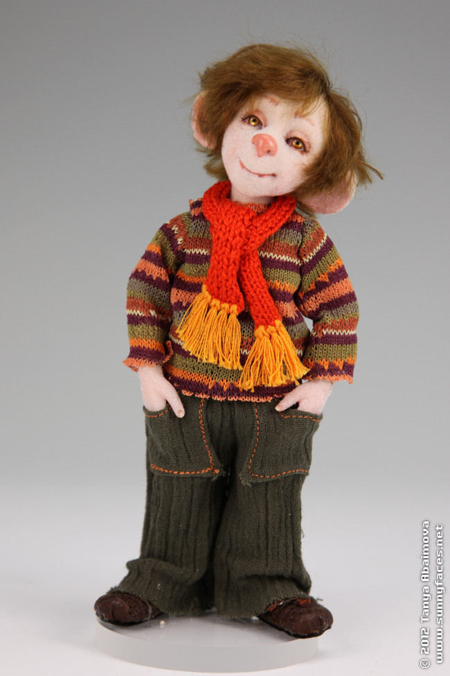 Sam - One-Of-A-Kind Doll by Tanya Abaimova. Creatures Gallery 