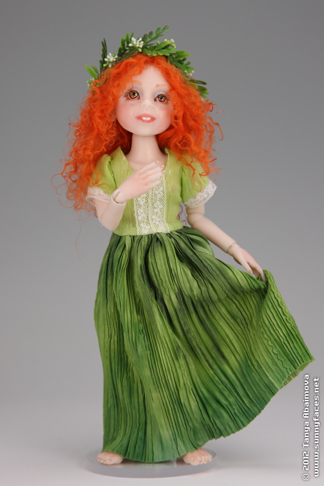 Leaf - One-Of-A-Kind Doll by Tanya Abaimova. Ball-Jointed Dolls Gallery 