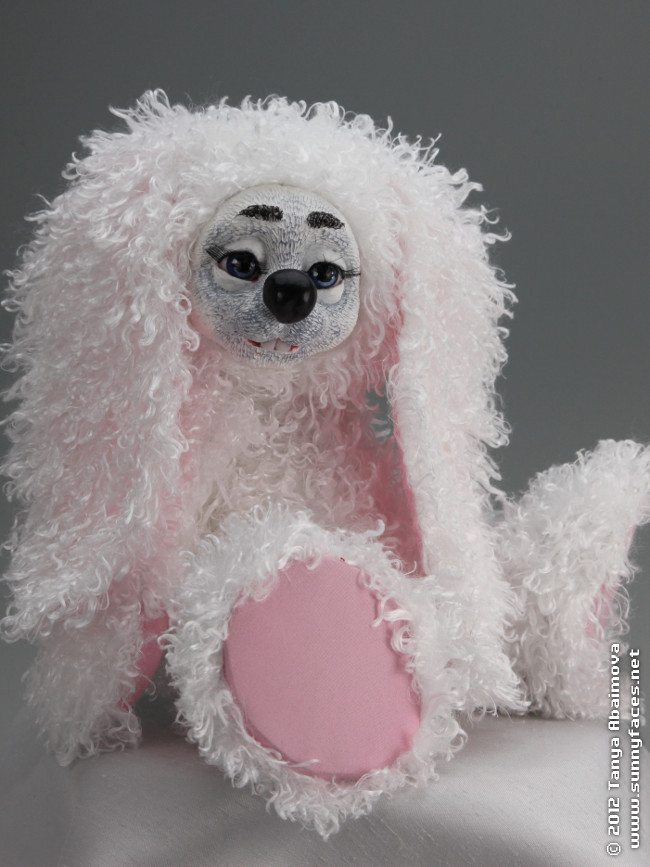 Hopper The Bunny - One-Of-A-Kind Doll by Tanya Abaimova. Soft Sculptures Gallery 