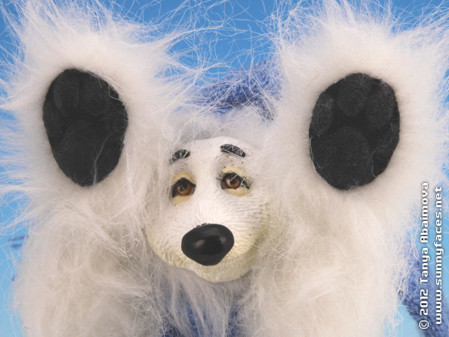 Snow - One-Of-A-Kind Doll by Tanya Abaimova. Soft Sculptures Gallery 