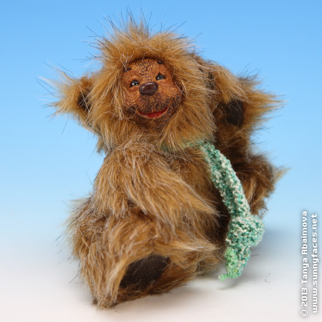 Fluffy - One-Of-A-Kind Doll by Tanya Abaimova. Soft Sculptures Gallery 