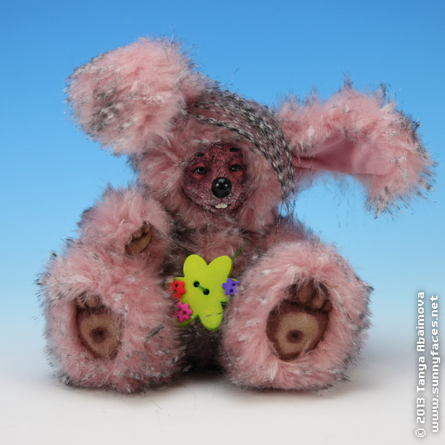 Pink - One-Of-A-Kind Doll by Tanya Abaimova. Soft Sculptures Gallery 