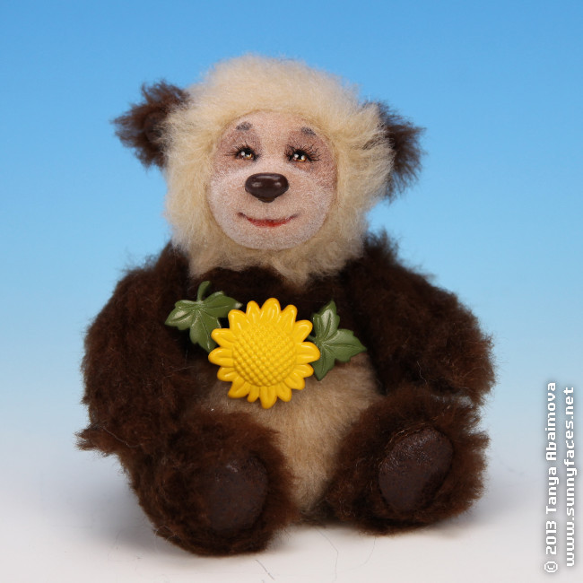 Flower - One-Of-A-Kind Doll by Tanya Abaimova. Soft Sculptures Gallery 