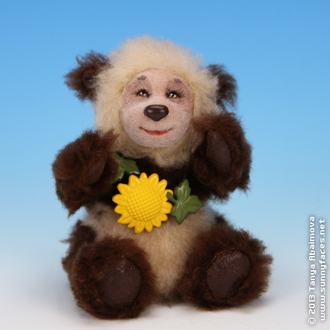 Flower - One-Of-A-Kind Doll by Tanya Abaimova. Soft Sculptures Gallery 