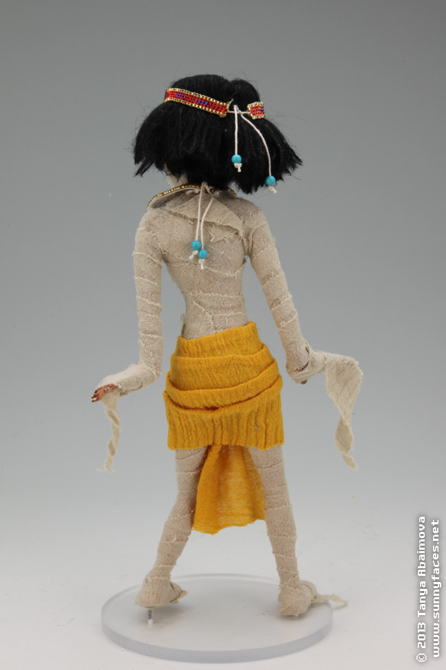 Mummette in Yellow - One-Of-A-Kind Doll by Tanya Abaimova. Creatures Gallery 