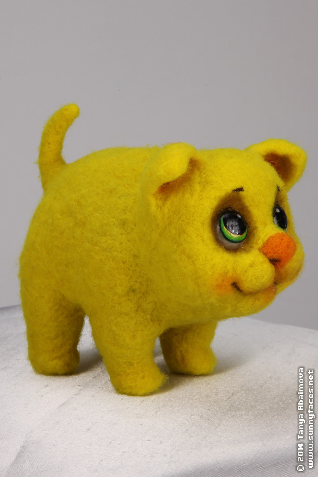 Sunshine - One-Of-A-Kind Doll by Tanya Abaimova. Soft Sculptures Gallery 
