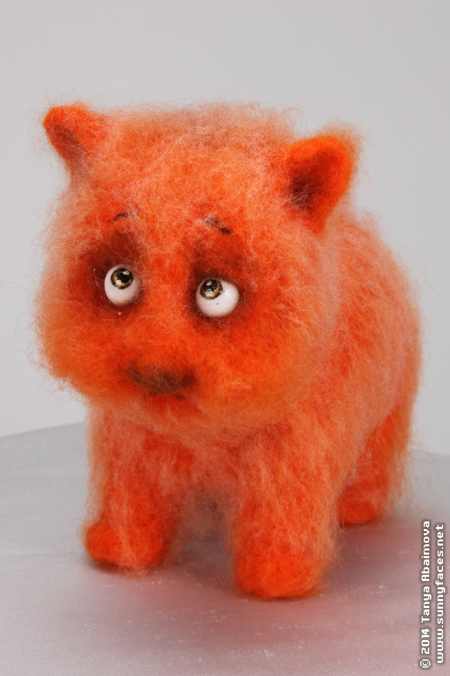 Fluffy - One-Of-A-Kind Doll by Tanya Abaimova. Soft Sculptures Gallery 