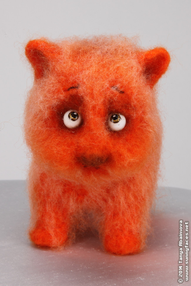 Fluffy - One-Of-A-Kind Doll by Tanya Abaimova. Soft Sculptures Gallery 