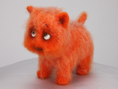 Fluffy - One-of-a-kind Art Doll by Tanya Abaimova