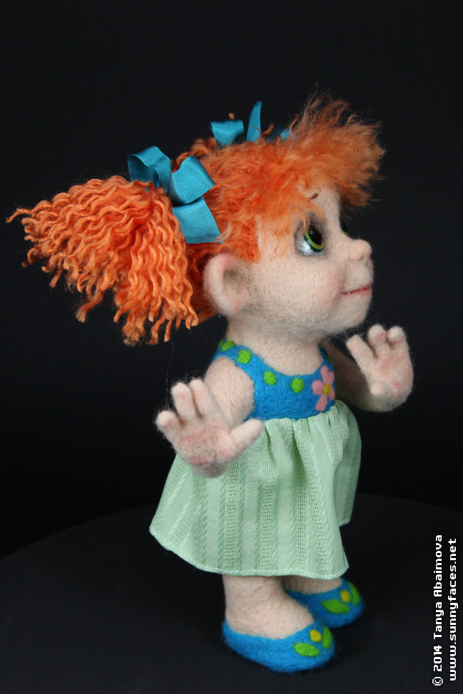 Anne - One-Of-A-Kind Doll by Tanya Abaimova. Soft Sculptures Gallery 