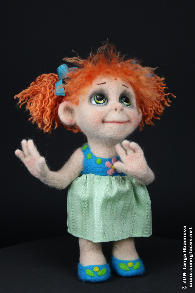 Anne - One-Of-A-Kind Doll by Tanya Abaimova. Soft Sculptures Gallery 