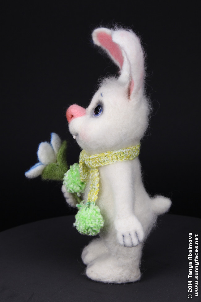 Spring Bunny - One-Of-A-Kind Doll by Tanya Abaimova. Soft Sculptures Gallery 