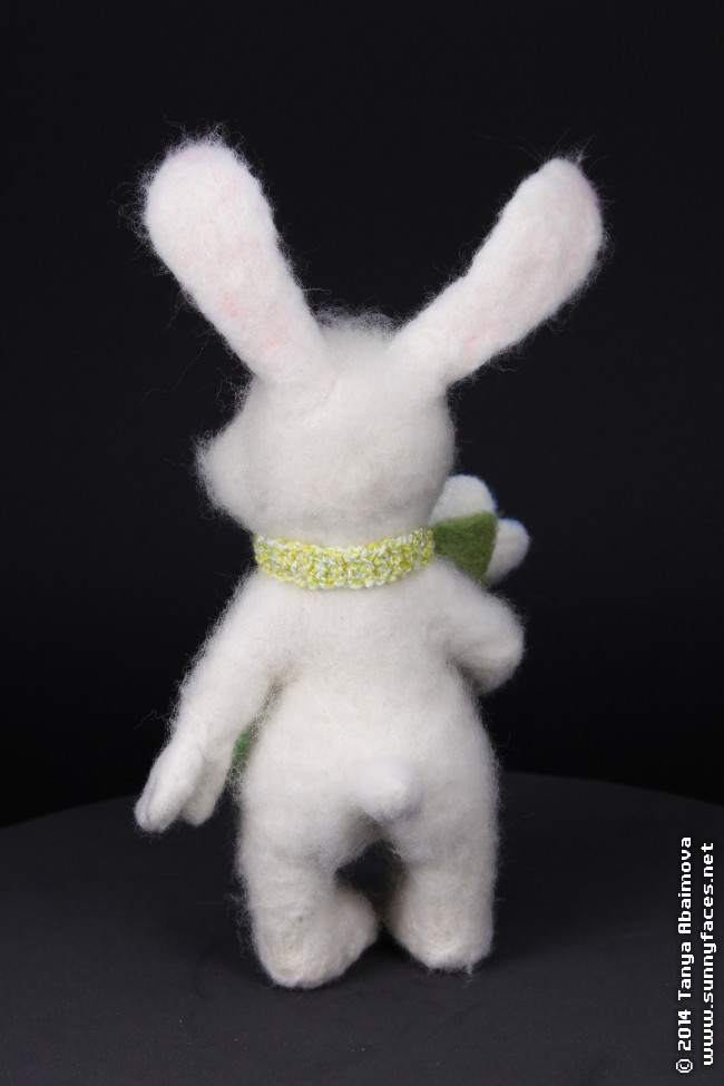 Spring Bunny - One-Of-A-Kind Doll by Tanya Abaimova. Soft Sculptures Gallery 