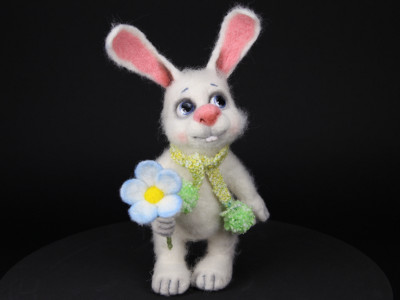 Spring Bunny - One-of-a-kind Art Doll by Tanya Abaimova