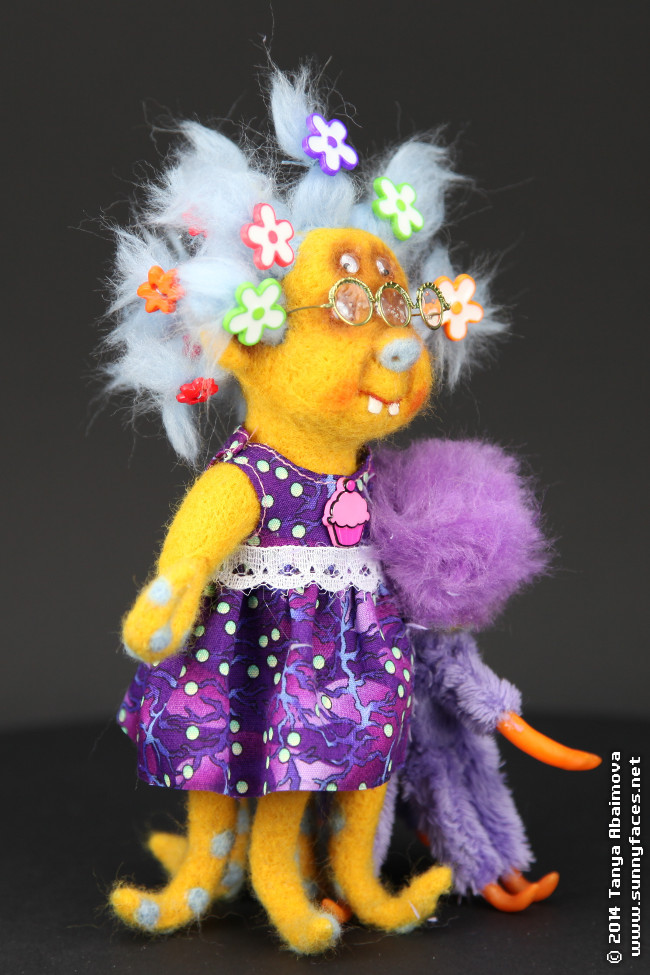 Lu-Lu - One-Of-A-Kind Doll by Tanya Abaimova. Soft Sculptures Gallery 