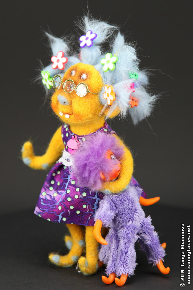 Lu-Lu - One-Of-A-Kind Doll by Tanya Abaimova. Soft Sculptures Gallery 