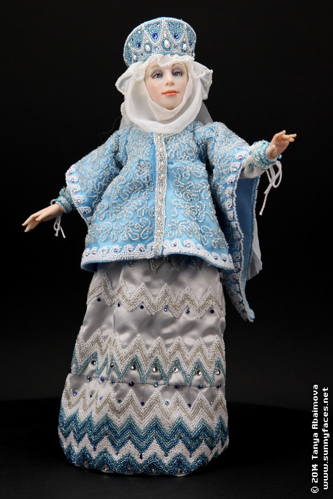 Snow Maiden - One-Of-A-Kind Doll by Tanya Abaimova. Characters Gallery 