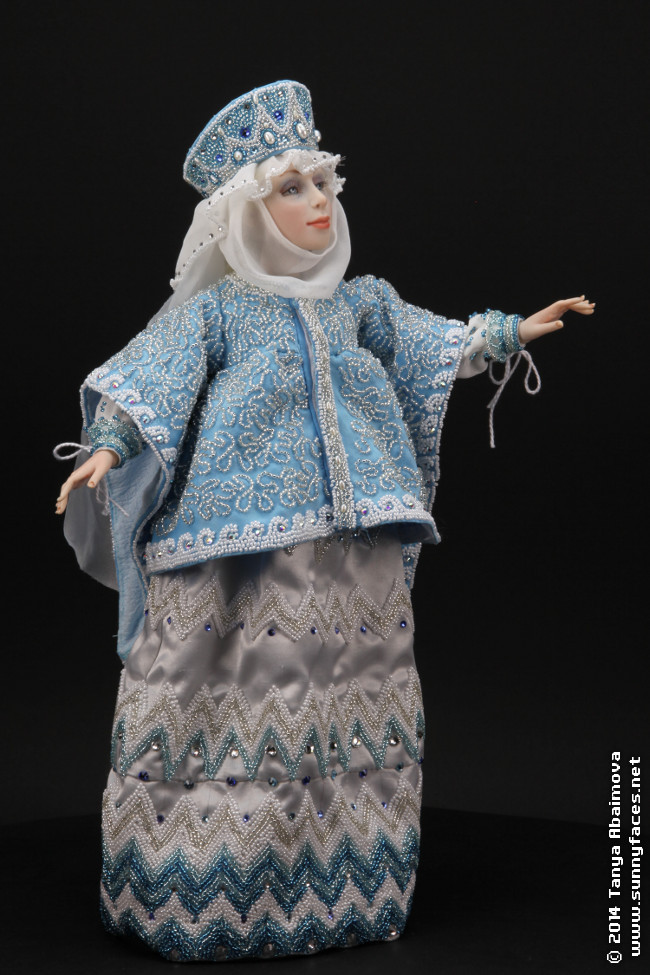 Snow Maiden - One-Of-A-Kind Doll by Tanya Abaimova. Characters Gallery 