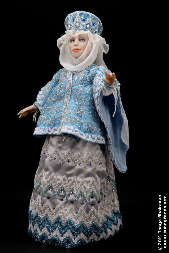 Snow Maiden - One-Of-A-Kind Doll by Tanya Abaimova. Characters Gallery 