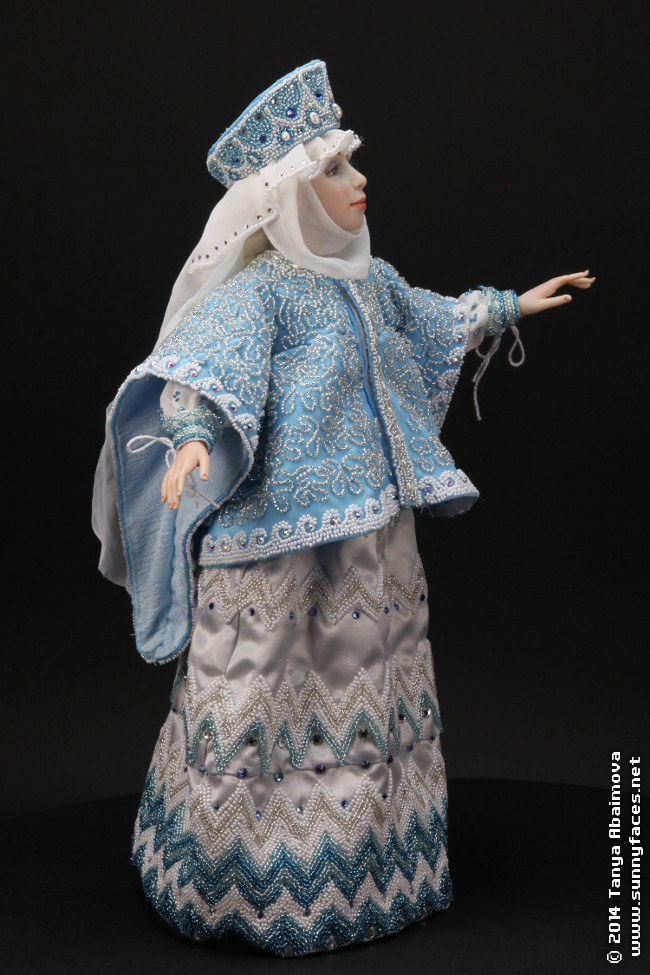 Snow Maiden - One-Of-A-Kind Doll by Tanya Abaimova. Characters Gallery 