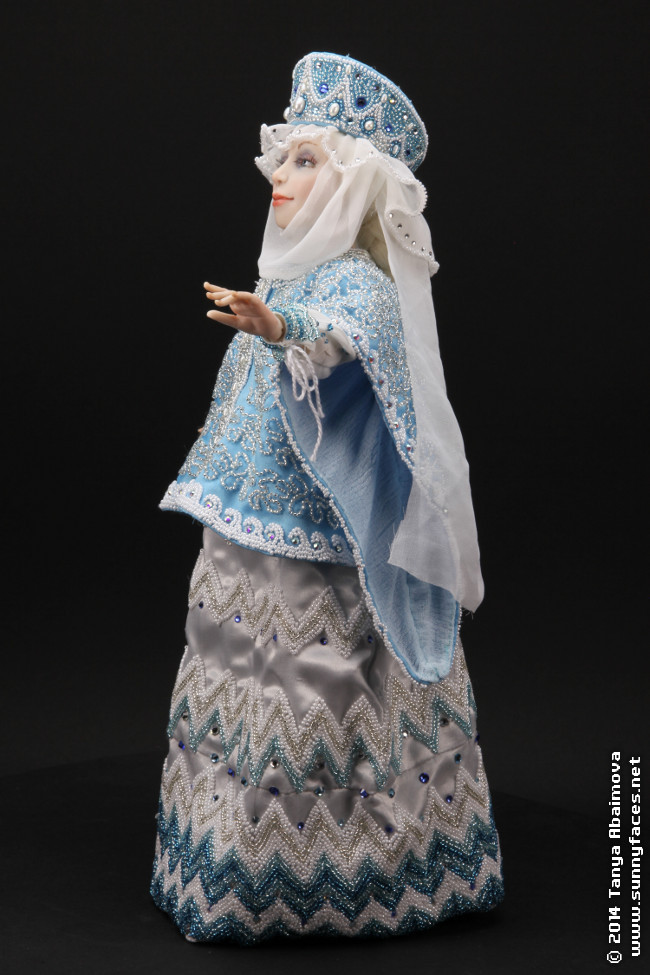 Snow Maiden - One-Of-A-Kind Doll by Tanya Abaimova. Characters Gallery 