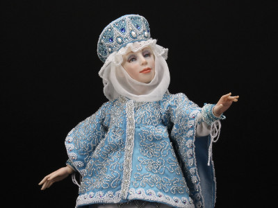 Snow Maiden - One-of-a-kind Art Doll by Tanya Abaimova