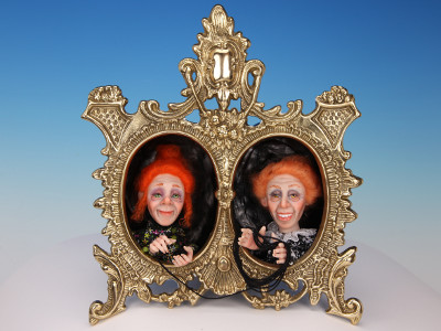 Witch Sisters - One-of-a-kind Art Doll by Tanya Abaimova