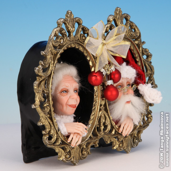 Mr. and Mrs. Claus - One-Of-A-Kind Doll by Tanya Abaimova. Characters Gallery 