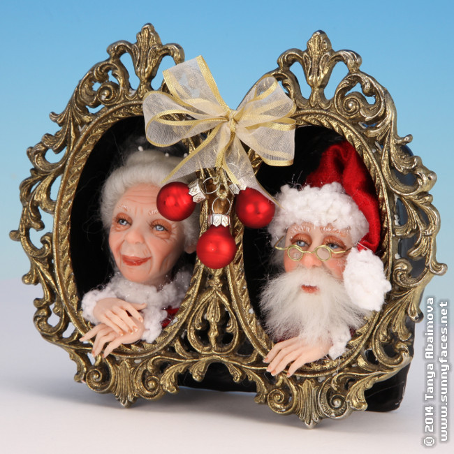 Mr. and Mrs. Claus - One-Of-A-Kind Doll by Tanya Abaimova. Characters Gallery 