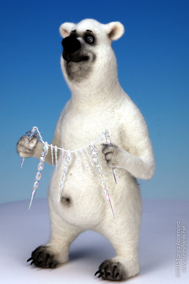 Icicles - One-Of-A-Kind Doll by Tanya Abaimova. Soft Sculptures Gallery 