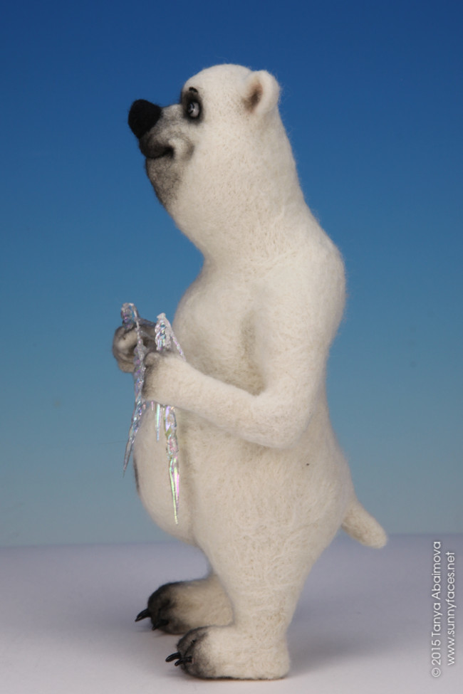 Icicles - One-Of-A-Kind Doll by Tanya Abaimova. Soft Sculptures Gallery 
