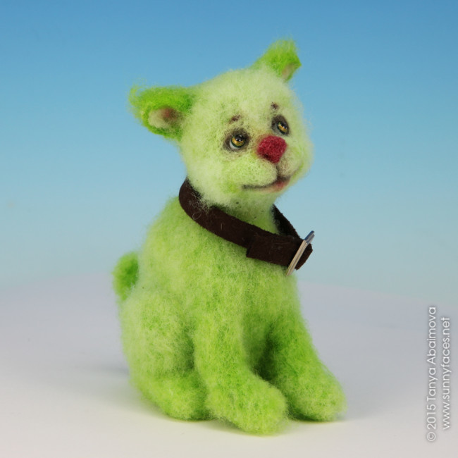 Lime - One-Of-A-Kind Doll by Tanya Abaimova. Soft Sculptures Gallery 