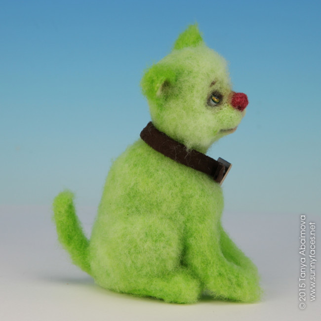 Lime - One-Of-A-Kind Doll by Tanya Abaimova. Soft Sculptures Gallery 