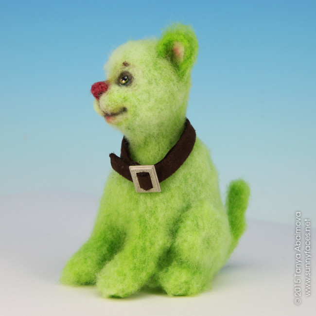 Lime - One-Of-A-Kind Doll by Tanya Abaimova. Soft Sculptures Gallery 