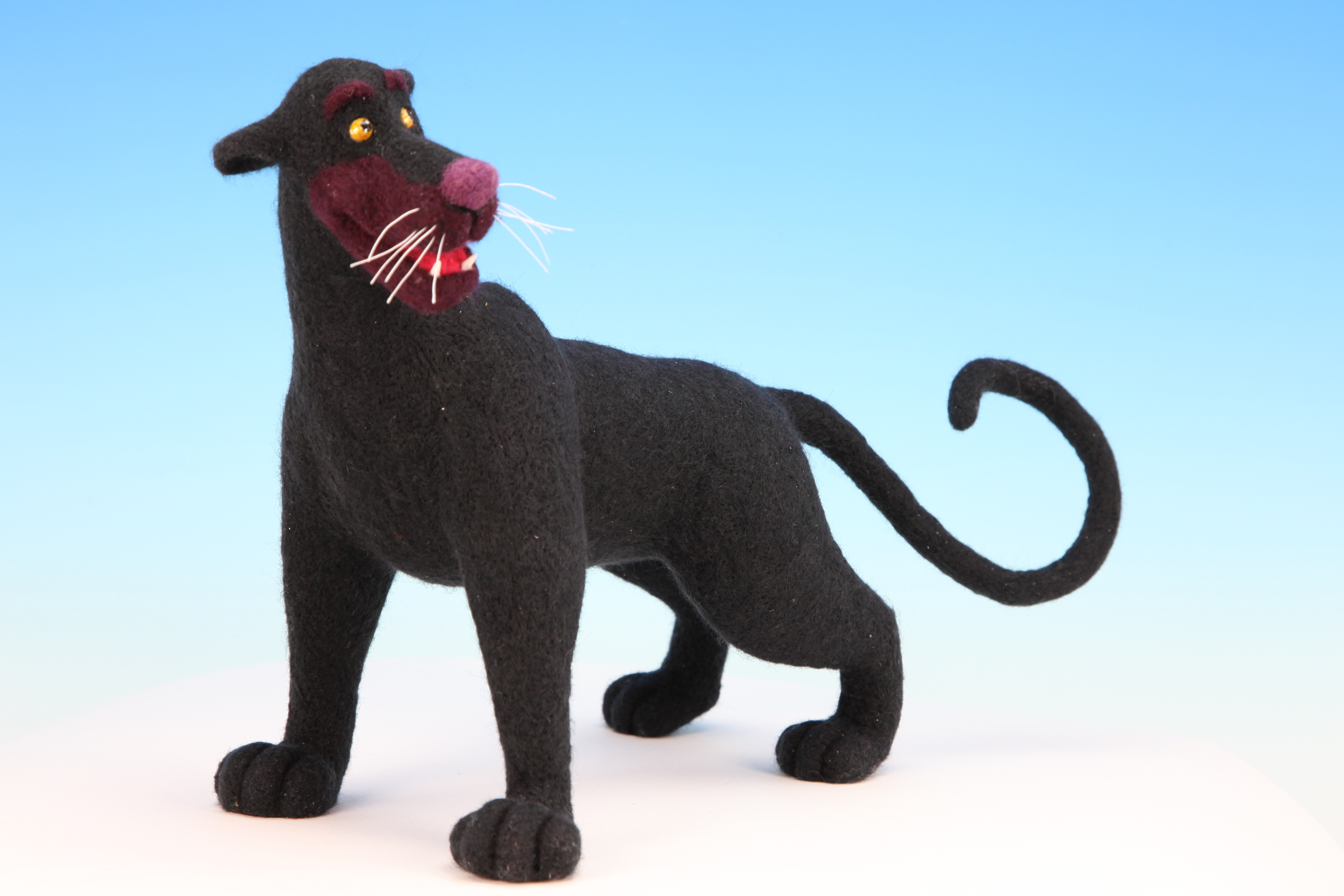 Bagheera - One-Of-A-Kind Doll by Tanya Abaimova. Soft Sculptures Gallery 